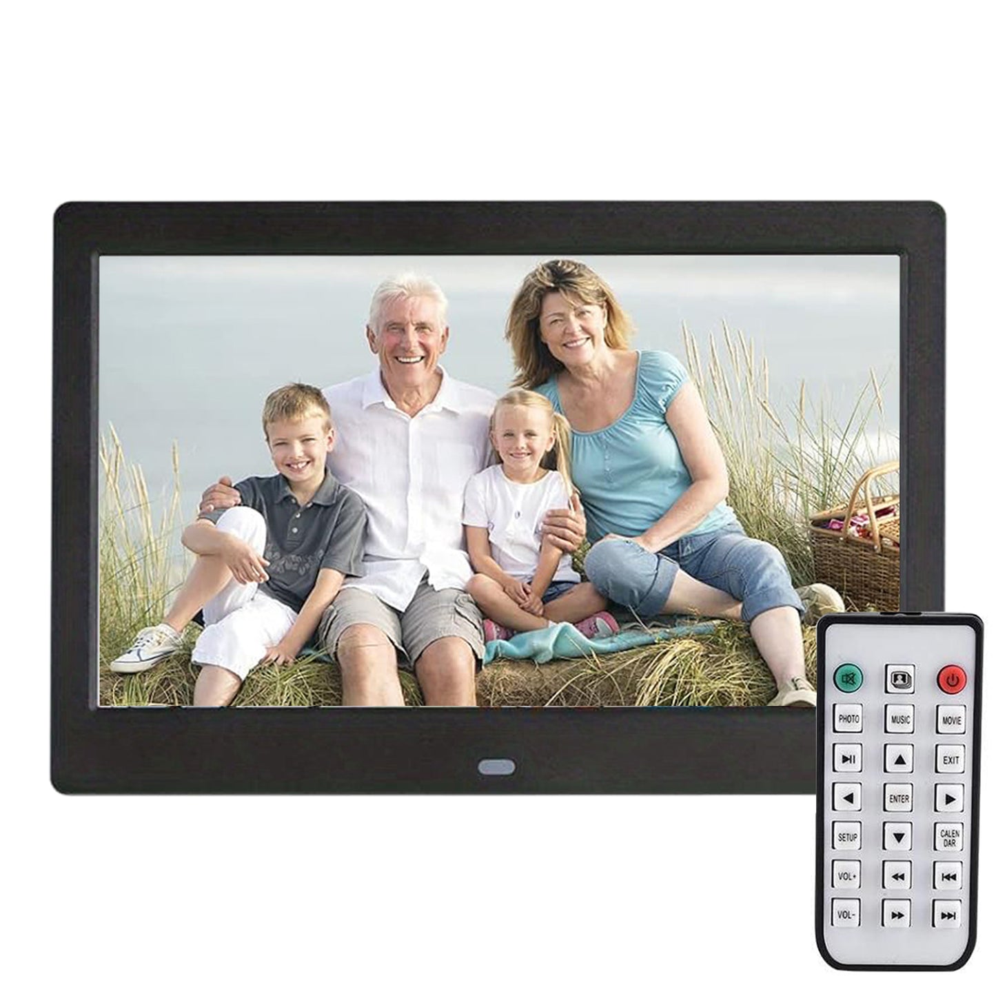 VEANXIN 12 inch Digital Picture Frame (1280 x 800 HD Display, Remote Control,USB or SD Card)