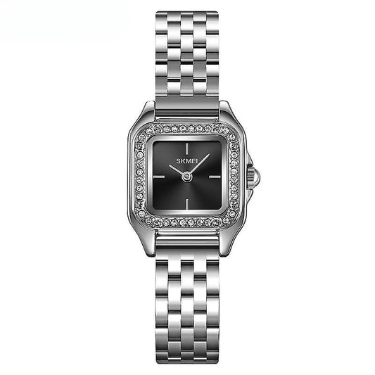 Women's Watch Luxury Analog Watches Waterproof Fashion Watch-silvery