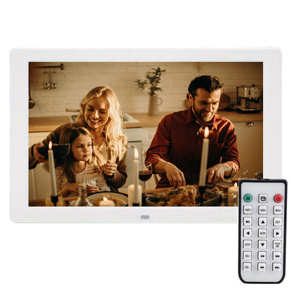 VEANXIN 12 inch Digital Picture Frame (1280 x 800 HD Display, Remote Control,USB or SD Card)