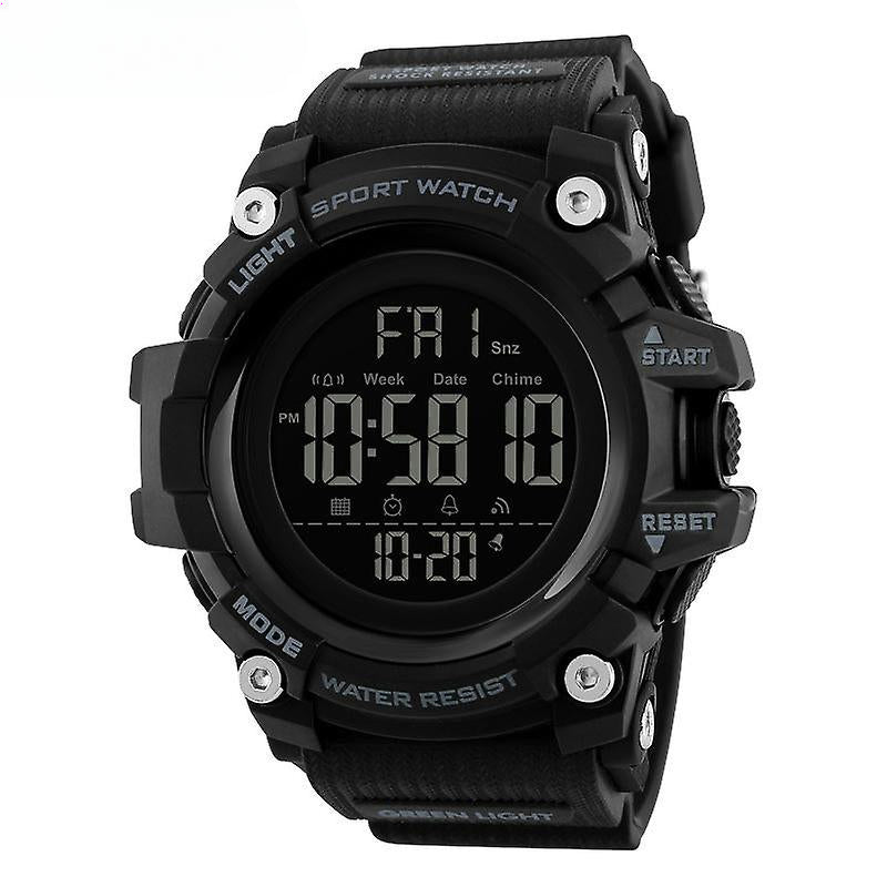 Boys LED Sport Watch,Waterproof Digital Electronic Kids Sports Watch-black